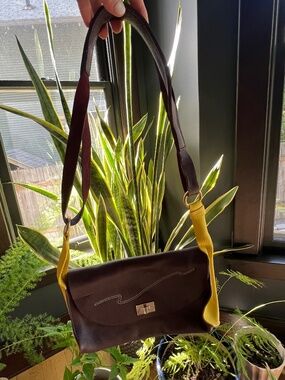 Leather Statement Crossbody Bag | Brand New Condition